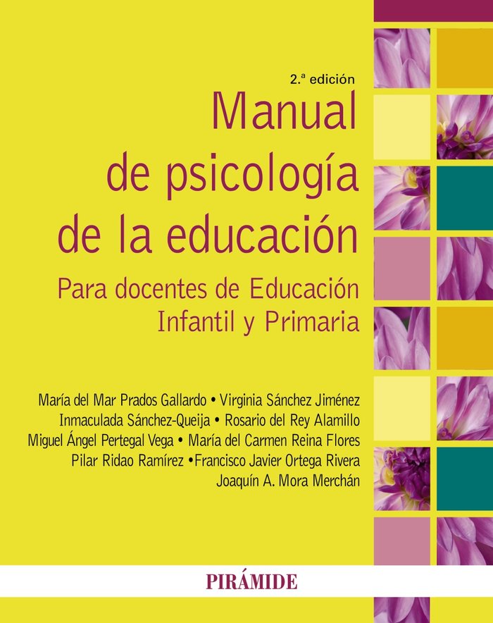 Manual de psicología de la educación, de Prados Gallardo, María del Mar | portada del libro