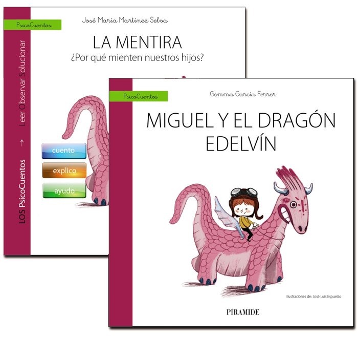 Guía: La mentira + Cuento: Miguel y el dragón Edelvín, de García Ferrer, Gemma | portada del libro