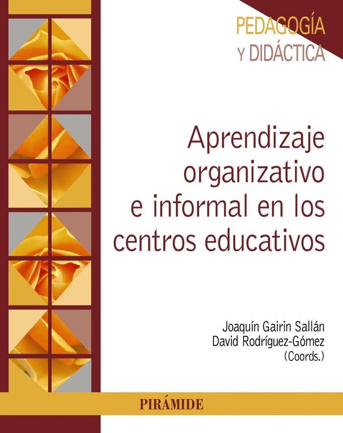 Aprendizaje organizativo e informal en los centros educativos, de Gairín Sallán, Joaquín | portada del libro