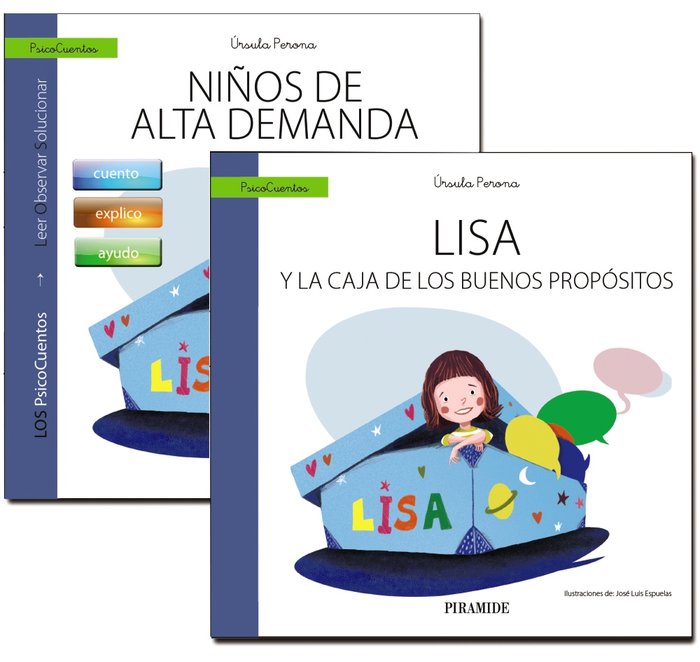 GUIA: NIÑOS DE ALTA DEMANDA + CUENTO: LISA Y LA CAJA DE LOS BUENOS PROPOSITOS, de PERONA, URSULA | portada del libro