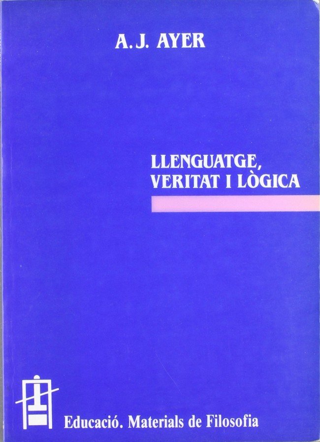 Llenguatge, veritat i lògica, de Ayer | portada del libro