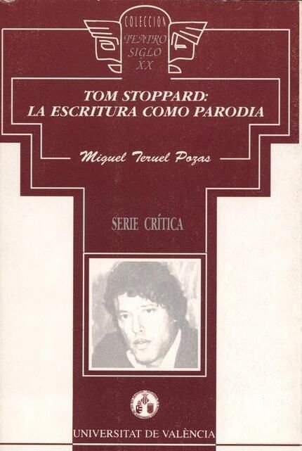 Tom Stoppard: La escritura como parodia, de Teruel Márquez | portada del libro