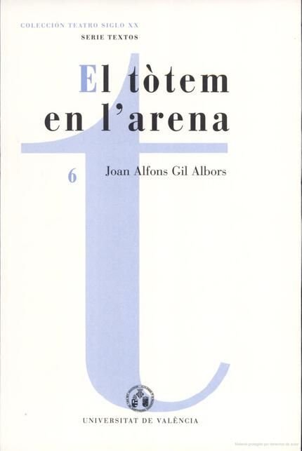 El tòtem en l'arena, de Gil Albors | portada del libro