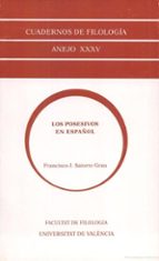 Los posesivos en español, de FRANCISCO J. SATORRE | portada del libro