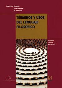 Términos y usos del lenguaje filosófico, de Quintás Alonso | portada del libro