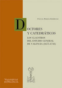 Doctores y catedráticos, de Marzal Rodríguez | portada del libro