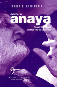 Gonzalo Anaya. Converses amb un mestre de mestres, de Delgado | portada del libro