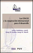 Las ONGD y la cooperación internacional para el desarrollo, de ISIDRO ANTUNANO MARURI | portada del libro