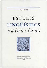 Estudis lingüístics valencians, de Veny Clar | portada del libro