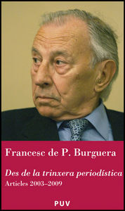Des de la trinxera periodística, de de Paula Burguera, Francesc | portada del libro