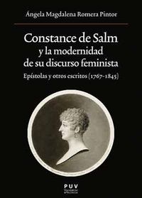 Constance de Salm y la modernidad de su discurso feminista, de Romera Pintor, Ángela Magdalena | portada del libro