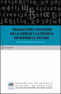Traducción y difusión de la ciencia y la técnica en España (siglos XVI-XIX), de Varios autores | portada del libro
