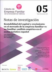 Rentabilidad del capital y crecimiento en el mercado de la empresa familiar vs no familiar, de Camisón Zornoza, César | porta