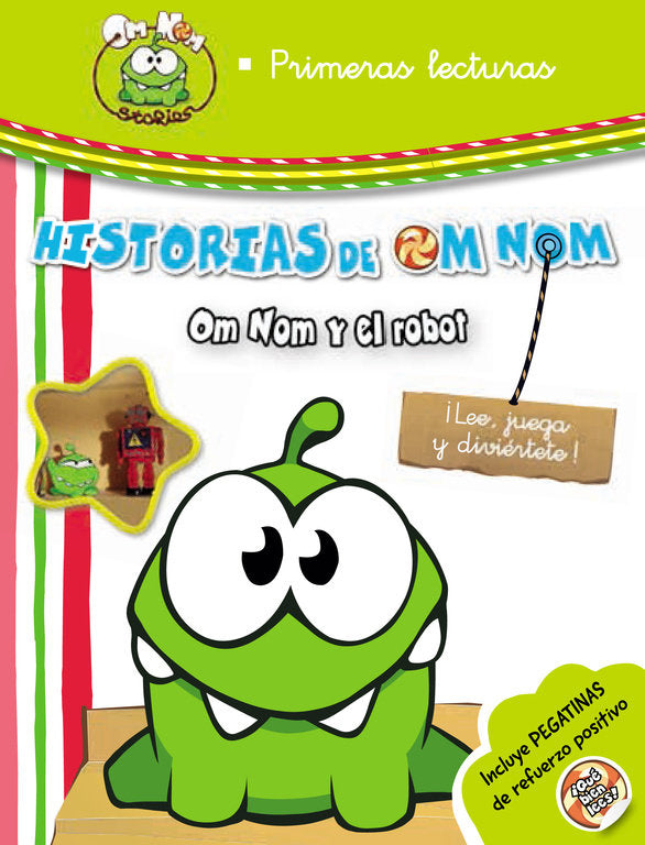 Cut the Rope. Historias de Om Nom. Om Nom y el robot, de VV.AA. | portada del libro