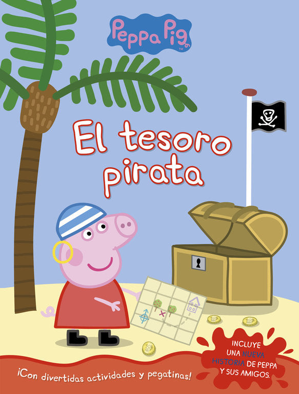 El tesoro pirata (Peppa Pig. Actividades), de Hasbro | portada del libro