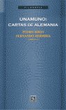 Unamuno : cartas de Alemania, de RIBAS,PEDRO | portada del libro