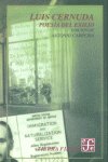 LUIS CERNUDA POESIA DEL EXILIO, de CARRERA,ANTONIO | portada del libro