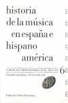Historia de la música en España e Hispanoamérica, volumen 6, de Tello Malpartida, Aurelio | portada del libro