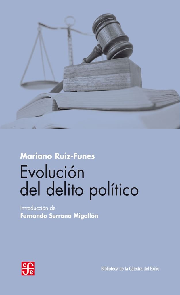 Evolución del delito pol¡tico, de RUIZ-FUNES | portada del libro