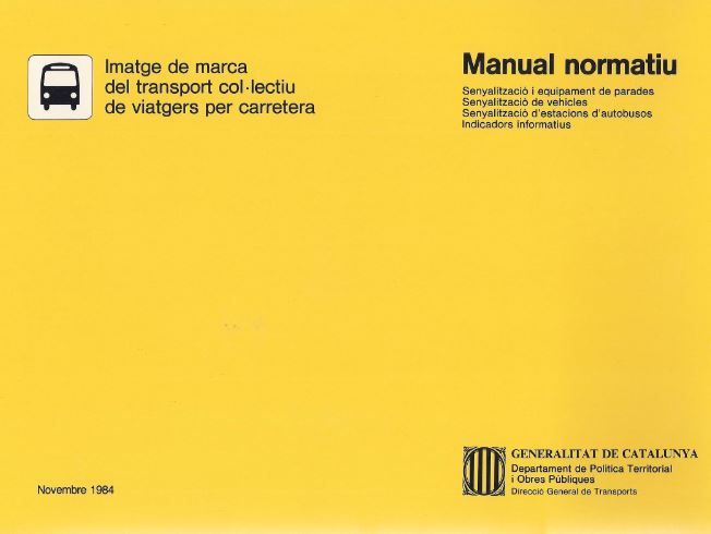Imatge de marca del transport col·lectiu de viatgers per carretera: manual normatiu, de AA.VV. | portada del libro