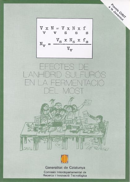 Efectes de l'anh¡drid sulfurós en la fermentació del most, de AA.VV. | portada del libro