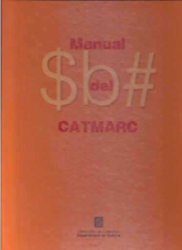 Manual del CATMARC, de ANGLADA , LLUIS | portada del libro