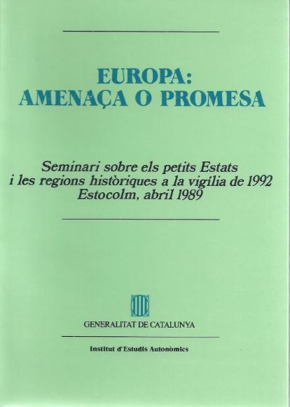Europa: amenaça o promesa, de AA.VV. | portada del libro