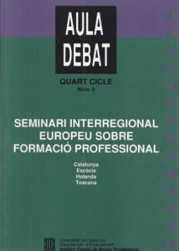Seminari interregional europeu sobre formació professional. Catalunya, de AA.VV. | portada del libro