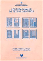 Lectura i anàlisi de textos cient¡fics, de ESCRIB· JORDANA , GEMMA | portada del libro