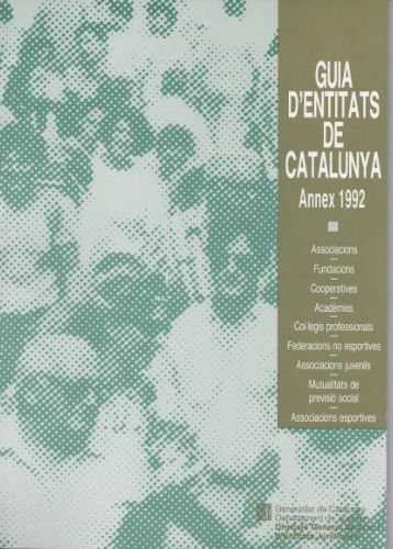 Guia d'entitats de Catalunya. Annex 1992, de AA.VV. | portada del libro
