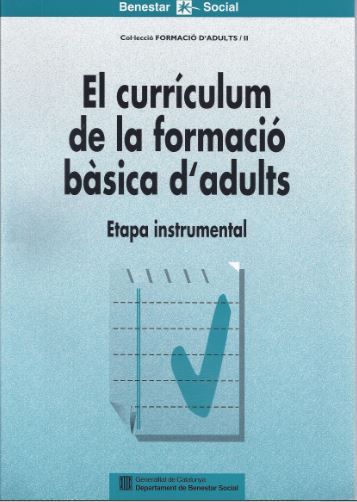 curr¡culum de la formació bàsica d'adults. Etapa instrumental/El, de AA.VV. | portada del libro