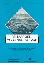 VILLARROEL, CASANOVA, DALMAU, de CARRERAS I BULBENA, JOSEP RAFAEL | portada del libro