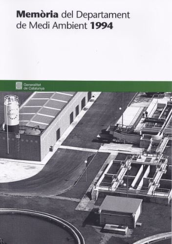 Memòria del Departament de Medi Ambient 1994, de AA.VV. | portada del libro