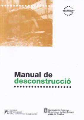 Manual de desconstrucció, de AA.VV. | portada del libro