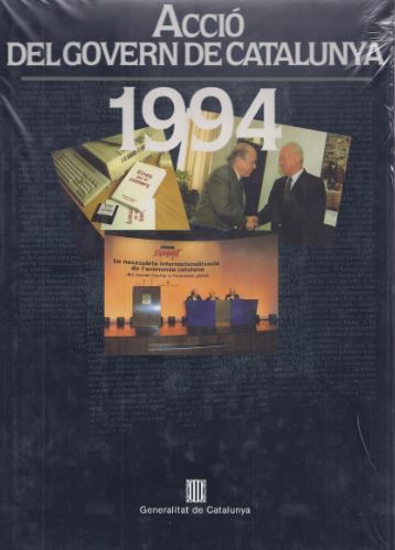 Acció del Govern de Catalunya 1994, de AA.VV. | portada del libro