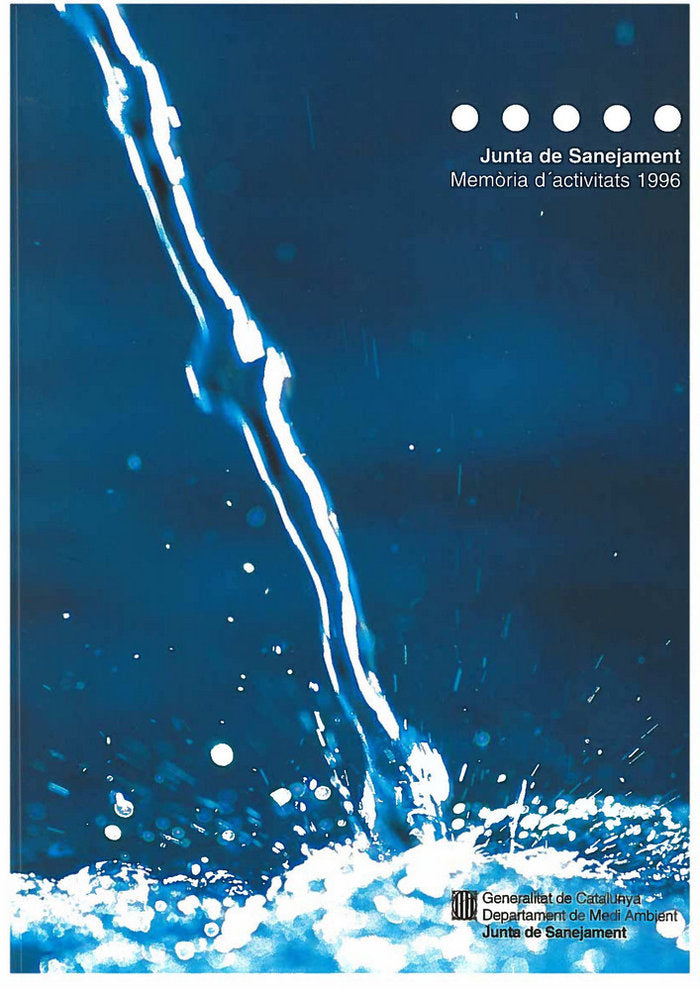 Memòria d'activitats 1996. Junta de Sanejament, de AA.VV. | portada del libro