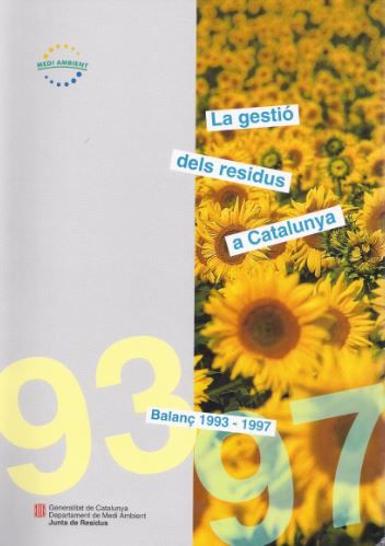 gestió dels residus a Catalunya. Balanç 1993-1997/La, de AA.VV. | portada del libro