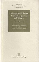 Discurs en el debat de pol¡tica general del Govern. Parlament de Catalunya 29 de setembre de 1998, de PUJOL I SOLEY, JORDI |