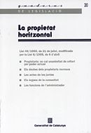 PROPIETAT HORITZONTAL, LA, de AA.VV. | portada del libro
