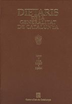 DIETARIS DE LA GENERALITAT DE CATALUNYA, de SANS I TRAVE, JOSEP MARIA | portada del libro