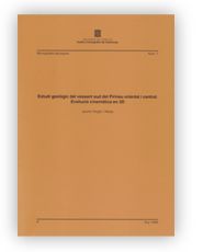 ESTUDI GEOLOGIC DEL VESSANT SUD DEL PIRINEU ORIENTAL I CENTRAL, EVOLUCIO CINEMATICA EN 3D, de VERGES I MASIP, JAUME | portada