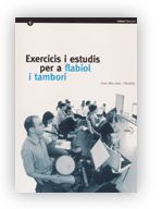 EXERCICIS I ESTUDIS PER A FLABIOL I TAMBORI, de MOLINER PEDROS, JOAN | portada del libro