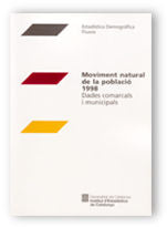 MOVIMENT NATURAL DE LA POBLACIO 1998. DADES COMARCALS I MUNICIPALS, de AA.VV. | portada del libro