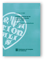 INFORME 2/1999: COMPTE GENERAL DE LES CORPORACIONS LOCALS. EXERCICI 1998, AMB COMPTES INDIVIDUALITZA, de AA.VV. | portada del