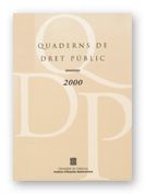 QUADERNS DE DRET PUBLIC 1999-2000, de AA.VV. | portada del libro