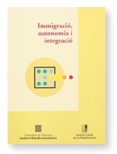 IMMIGRACIO, AUTONOMIA I INTEGRACIO, de AA.VV. | portada del libro