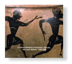 FLAMA OLIMPICA A EMPURIES I L'ESCALA, DEU ANYS DESPRES, 1992-2002, LA, de AA.VV. | portada del libro