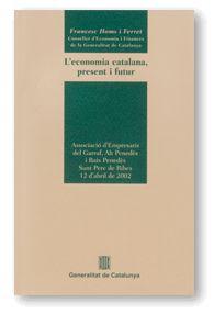 L'ECONOMIA CATALANA, PRESENT I FUTUR, de HOMS I FERRET, FRANCESC | portada del libro
