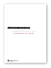 MATERIAL DIDACTIC PER AL TALLER LA PUNTUACIO DE TEXTOS, de SITJA | portada del libro