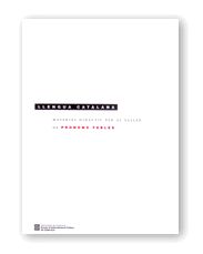 MATERIAL DIDACTIC PER AL TALLER ELS PRONOMS FEBLES, de VALLE FERRER, MARIA | portada del libro
